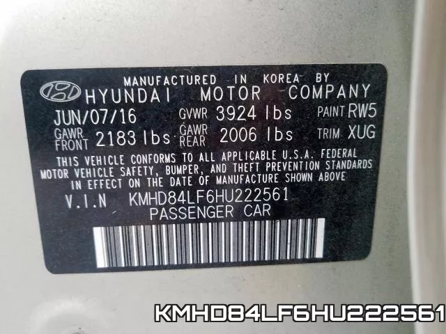 KMHD84LF6HU222561 фото 2