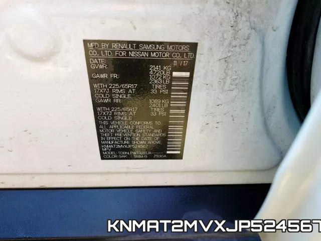 KNMAT2MVXJP524567 фото 2
