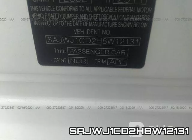 SAJWJ1CD2H8W12131 фото 10