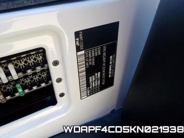 WDAPF4CD5KN021938 фото 2