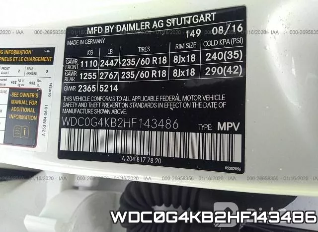 WDC0G4KB2HF143486 фото 10