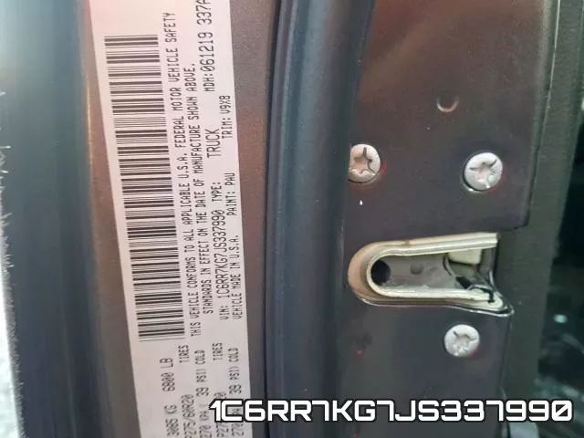 1C6RR7KG7JS337990 фото 2