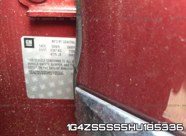 1G4ZS5SS5HU185336 фото 10