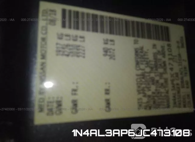 1N4AL3AP6JC473108 фото 10