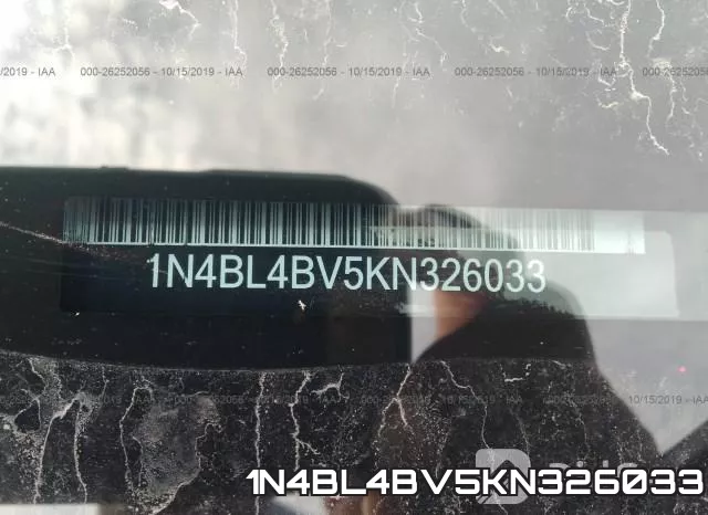 1N4BL4BV5KN326033 фото 10