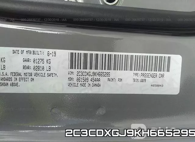 2C3CDXGJ9KH665295 фото 10