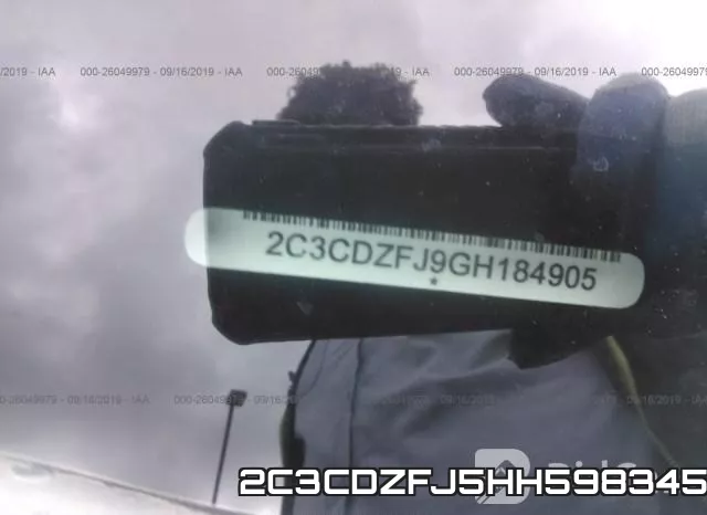 2C3CDZFJ5HH598345 фото 10