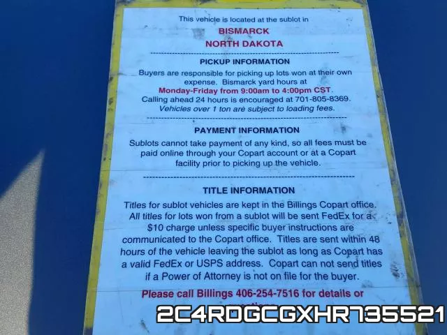 2C4RDGCGXHR735521 фото 10