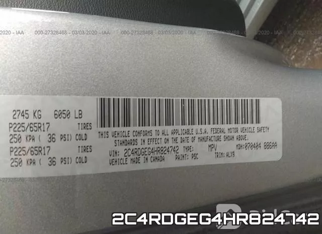 2C4RDGEG4HR824742 фото 10