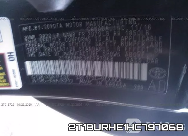 2T1BURHE1HC797068 фото 10
