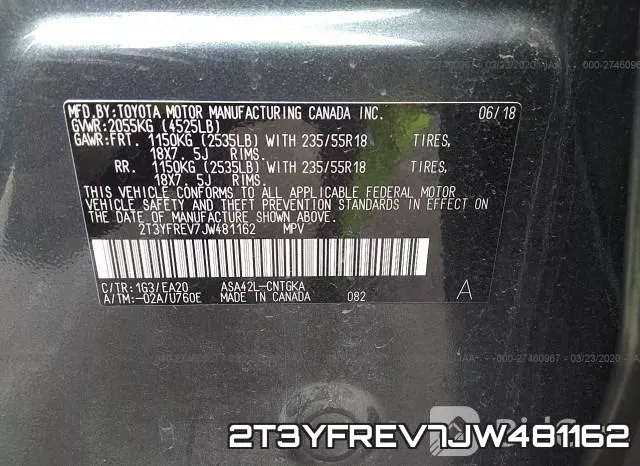 2T3YFREV7JW481162 фото 10