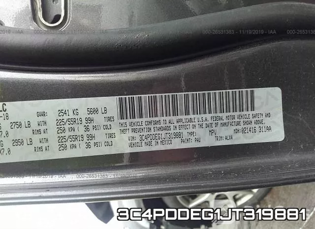 3C4PDDEG1JT319881 фото 10