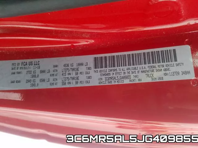 3C6MR5AL5JG409855 фото 2