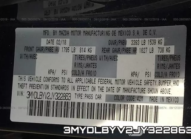 3MYDLBYV2JY322863 фото 10