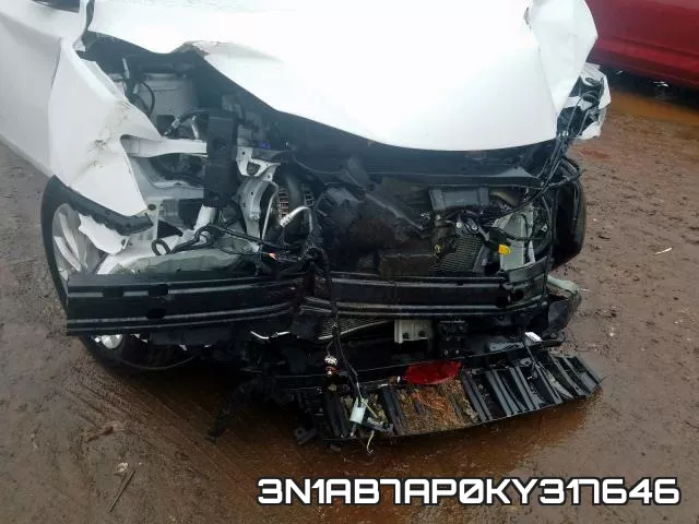 3N1AB7AP0KY317646 фото 2
