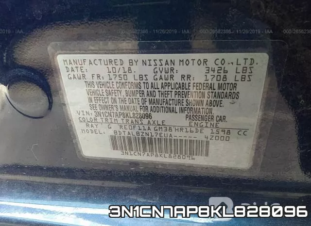 3N1CN7AP8KL828096 фото 10