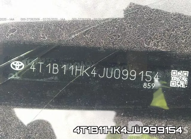4T1B11HK4JU099154 фото 10