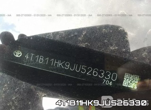 4T1B11HK9JU526330 фото 10