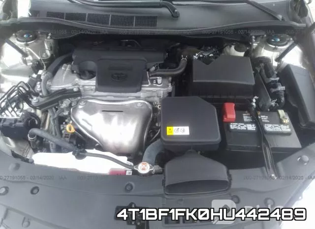 4T1BF1FK0HU442489 фото 2