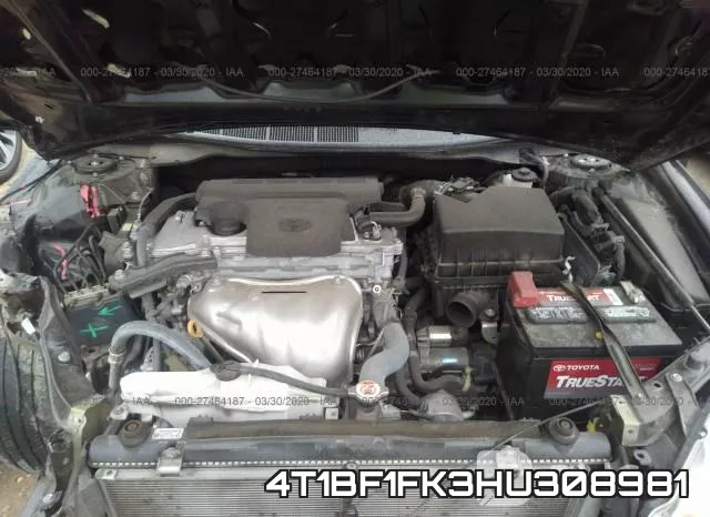 4T1BF1FK3HU308981 фото 2