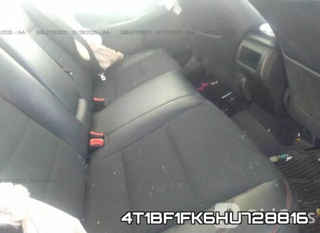 4T1BF1FK6HU728816 фото 9