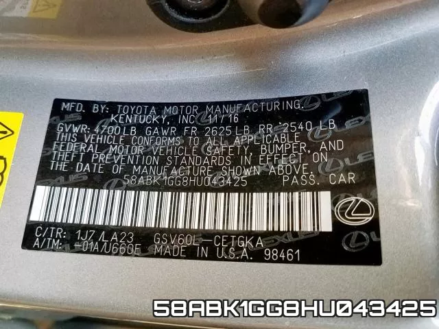 58ABK1GG8HU043425 фото 2