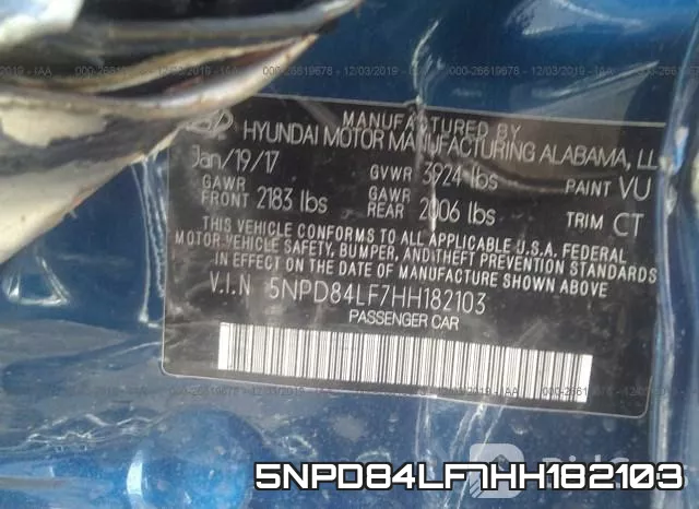 5NPD84LF7HH182103 фото 10