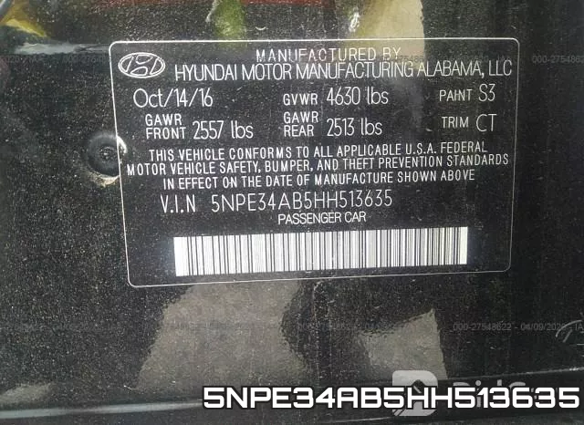 5NPE34AB5HH513635 фото 10