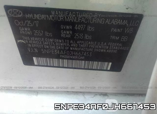 5NPE34AF0JH667453 фото 10