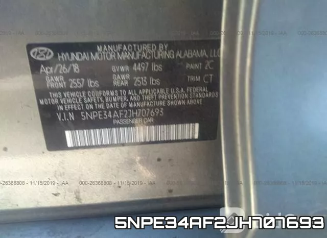 5NPE34AF2JH707693 фото 10