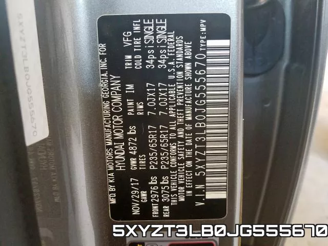 5XYZT3LB0JG555670 фото 2