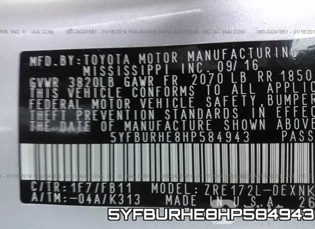 5YFBURHE8HP584943 фото 10