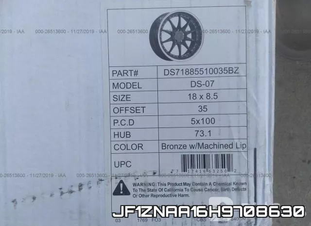 JF1ZNAA16H9708630 фото 2