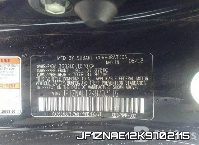 JF1ZNAE12K9702115 фото 10