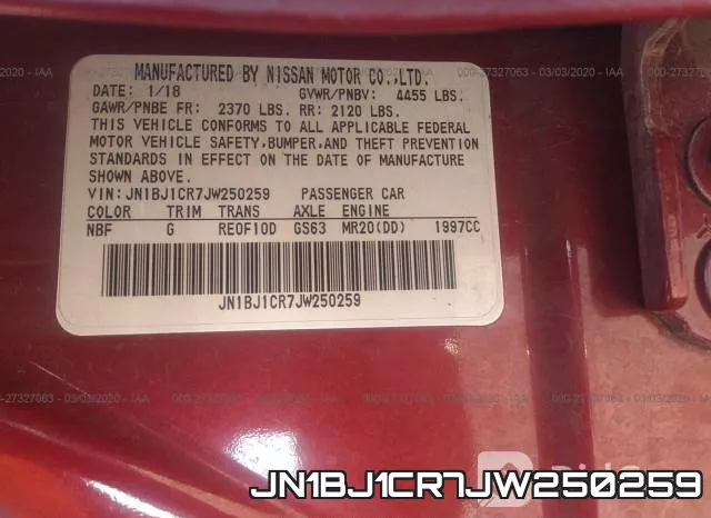JN1BJ1CR7JW250259 фото 10