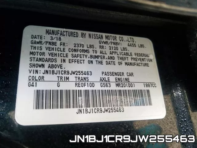 JN1BJ1CR9JW255463 фото 2