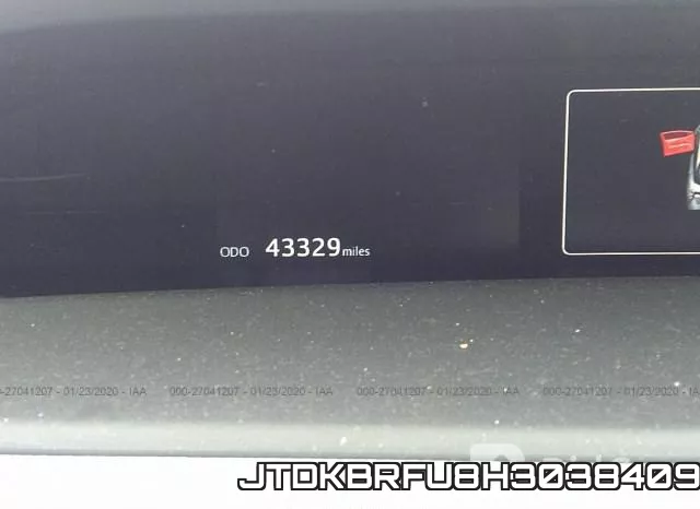 JTDKBRFU8H3038409 фото 8