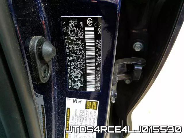 JTDS4RCE4LJ015530 фото 2
