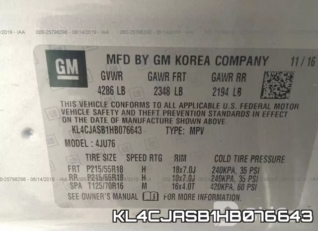 KL4CJASB1HB076643 фото 10