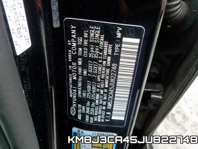 KM8J3CA45JU822748 фото 2
