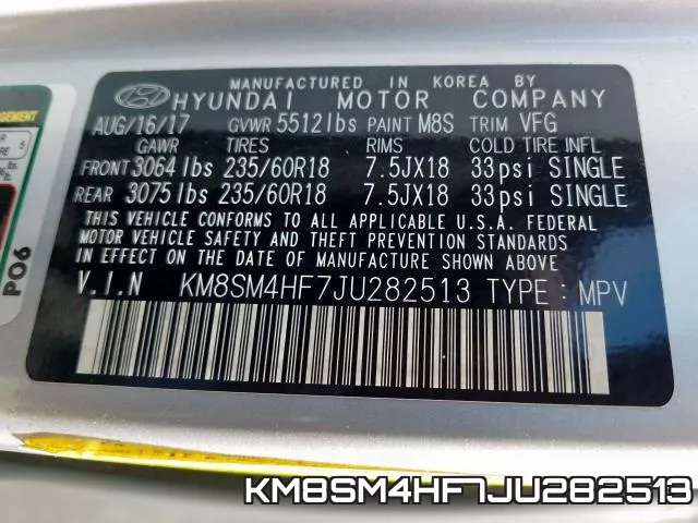KM8SM4HF7JU282513 фото 2