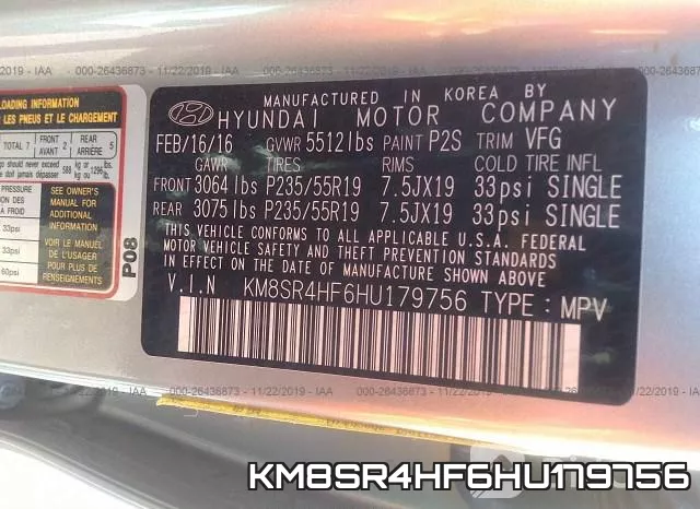 KM8SR4HF6HU179756 фото 10