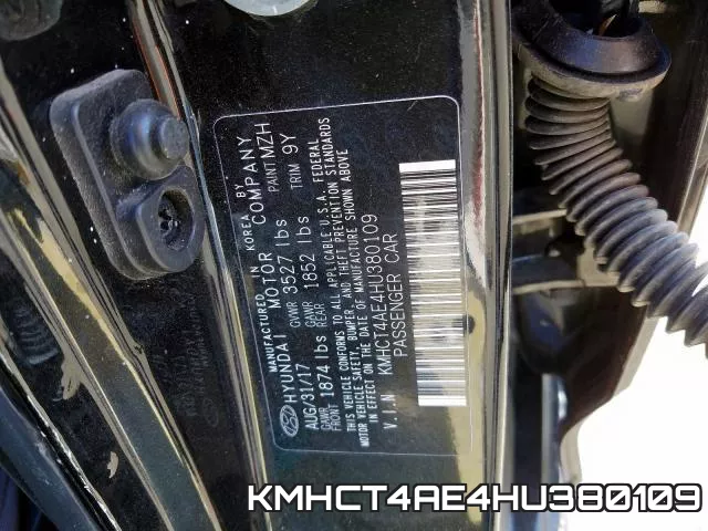 KMHCT4AE4HU380109 фото 2