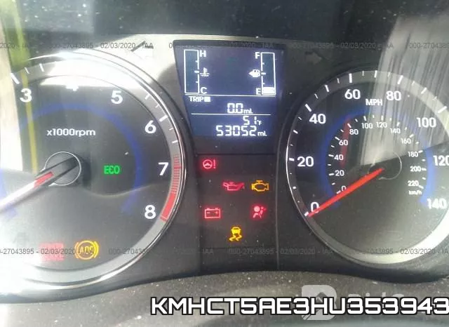 KMHCT5AE3HU353943 фото 8