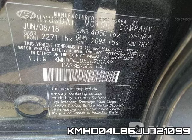 KMHD04LB5JU721099 фото 10