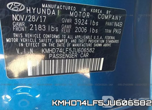 KMHD74LF5JU606582 фото 10