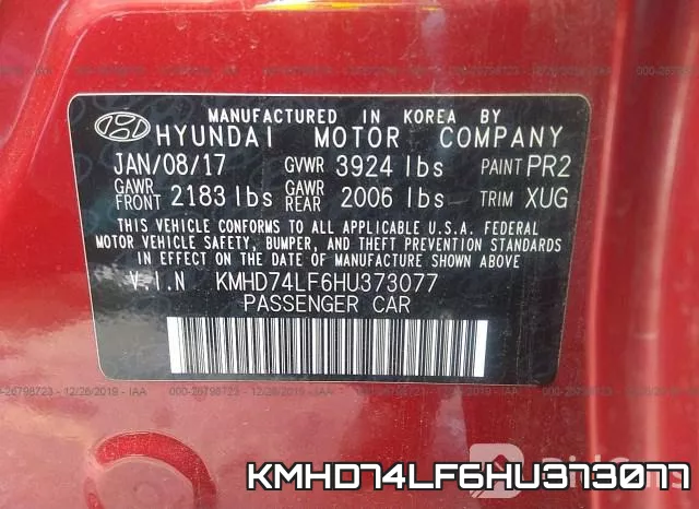 KMHD74LF6HU373077 фото 10