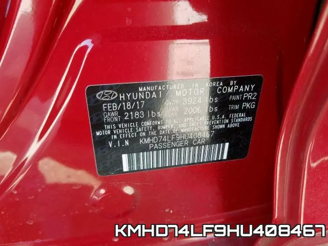 KMHD74LF9HU408467 фото 2