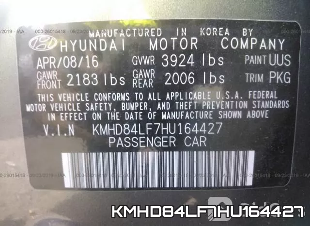 KMHD84LF7HU164427 фото 10