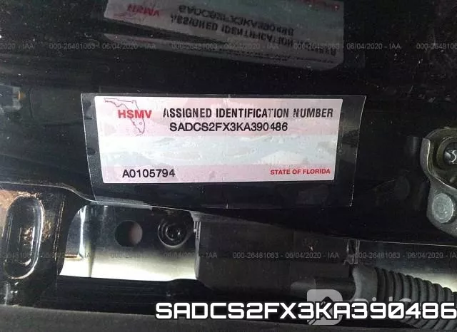 SADCS2FX3KA390486 фото 10